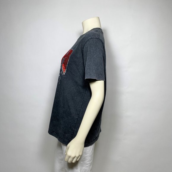 ALESSANDRA RICH Grey Anniversary 'Rich' Rock Tee - Picture 6 of 10